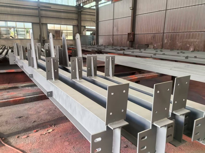 Stålstruktur baldakininstallationsprojektet med succes afsluttet