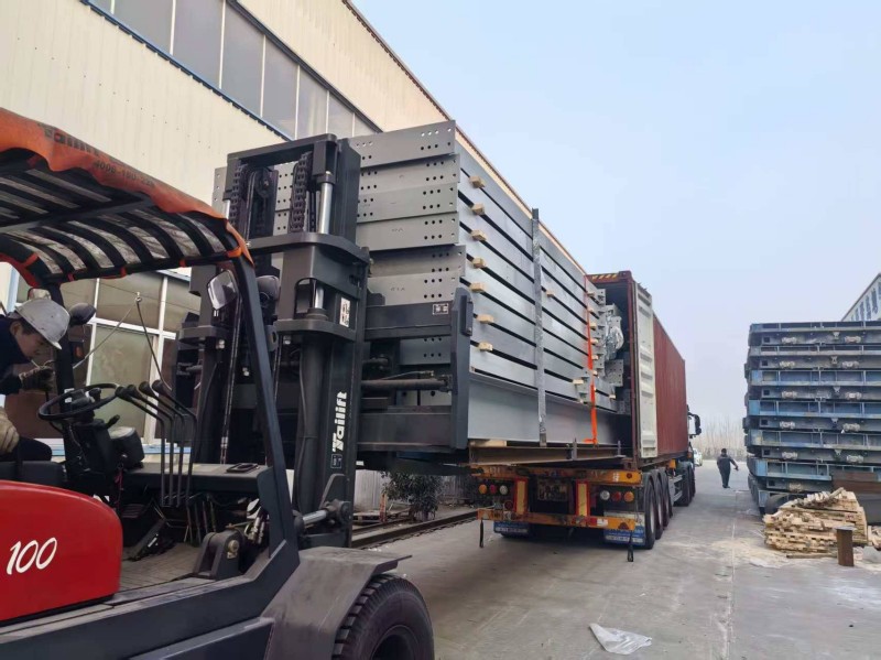 Stålstrukturlagerforsendelse i Uruguay