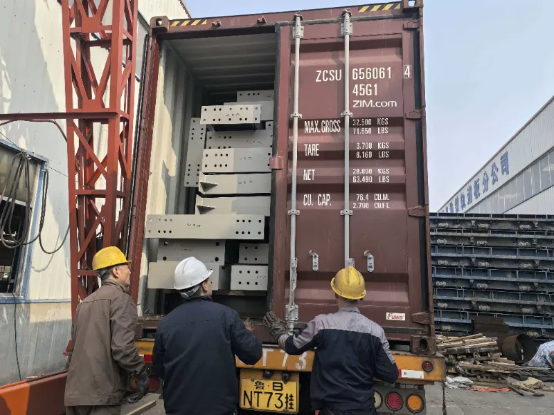 Stålkonstruktionskomponenter til et storstilet stållagerprojekt i Chile afsendt med succes og understøtter konstruktion af lokal logistikhub